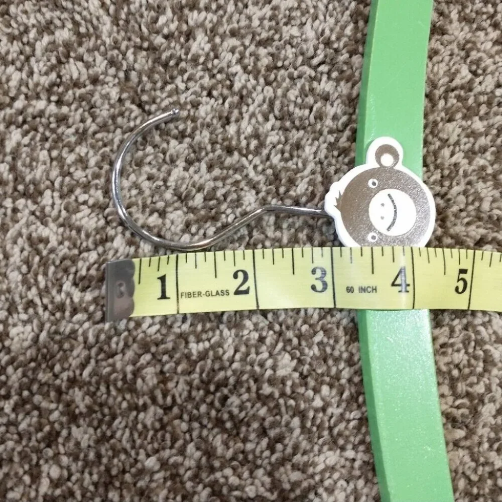 Set of 4 Wood Kid's Hangers - Alligator, Monkey, Christmas, Santa, Randeer